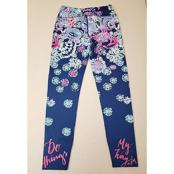 Lilly Pulitzer Luxletic Weekender Leggings Women's Size M Multicolor - Picture 5 of 8